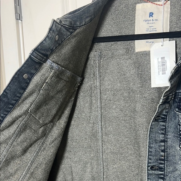 Ripton Denim Vest Unisex Hot Rod XXL - Picture 6 of 7